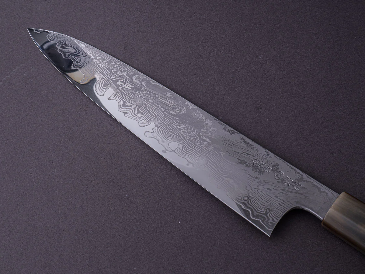 Tsubaya - Tamame Forged VG10 Damascus - 240mm Gyuto - Ebony Handle - Image 5