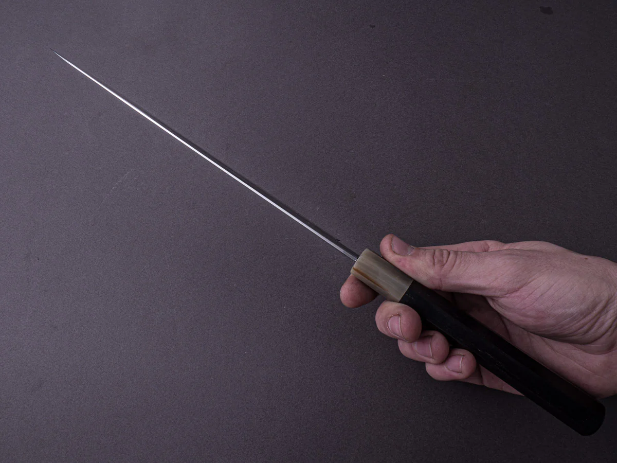 Tsubaya - Tamame Forged VG10 Damascus - 240mm Gyuto - Ebony Handle - Image 9