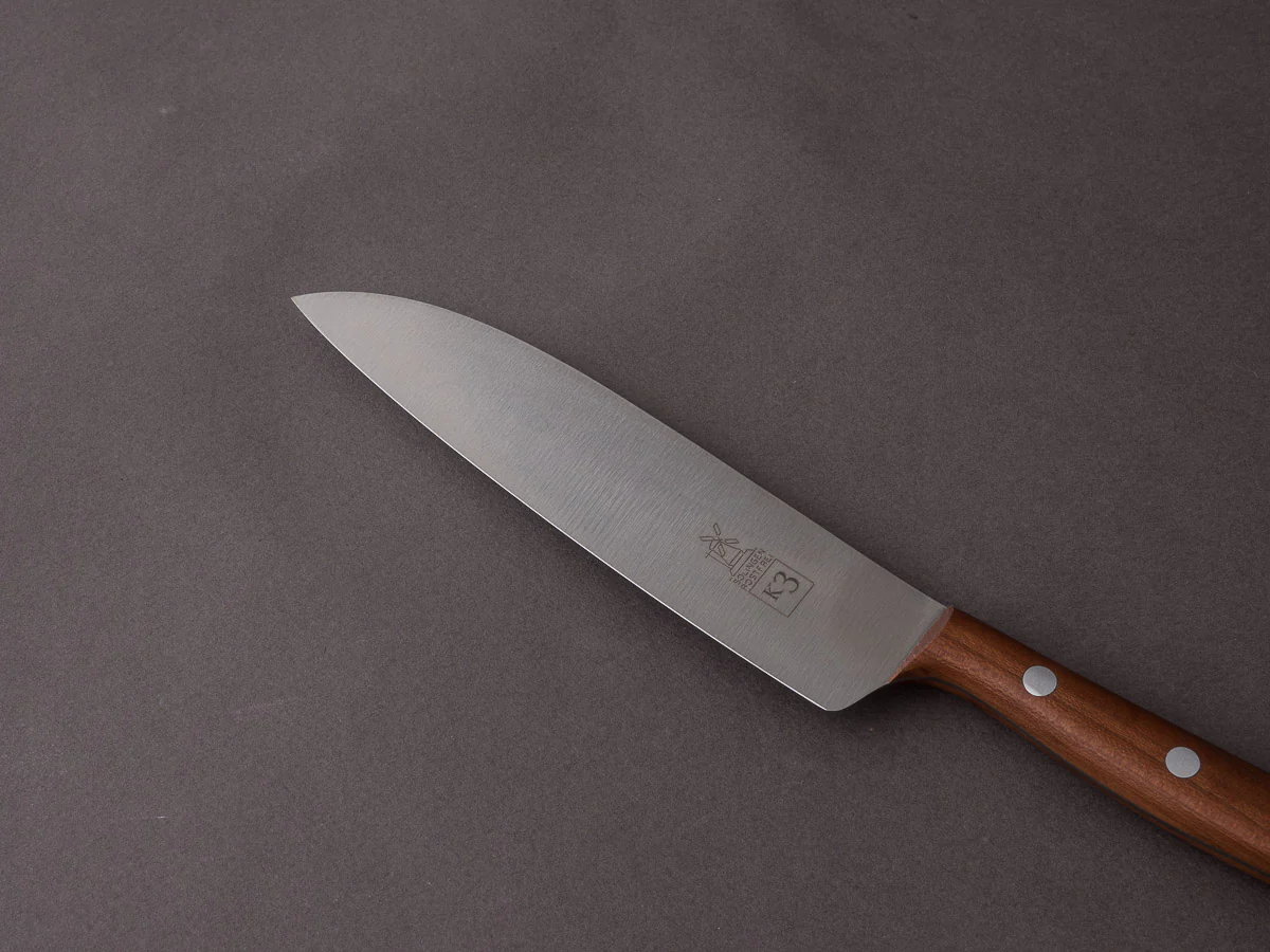 Windmühlenmesser - K3 - Stainless - 125mm Utility - Plumwood Handle - Image 4