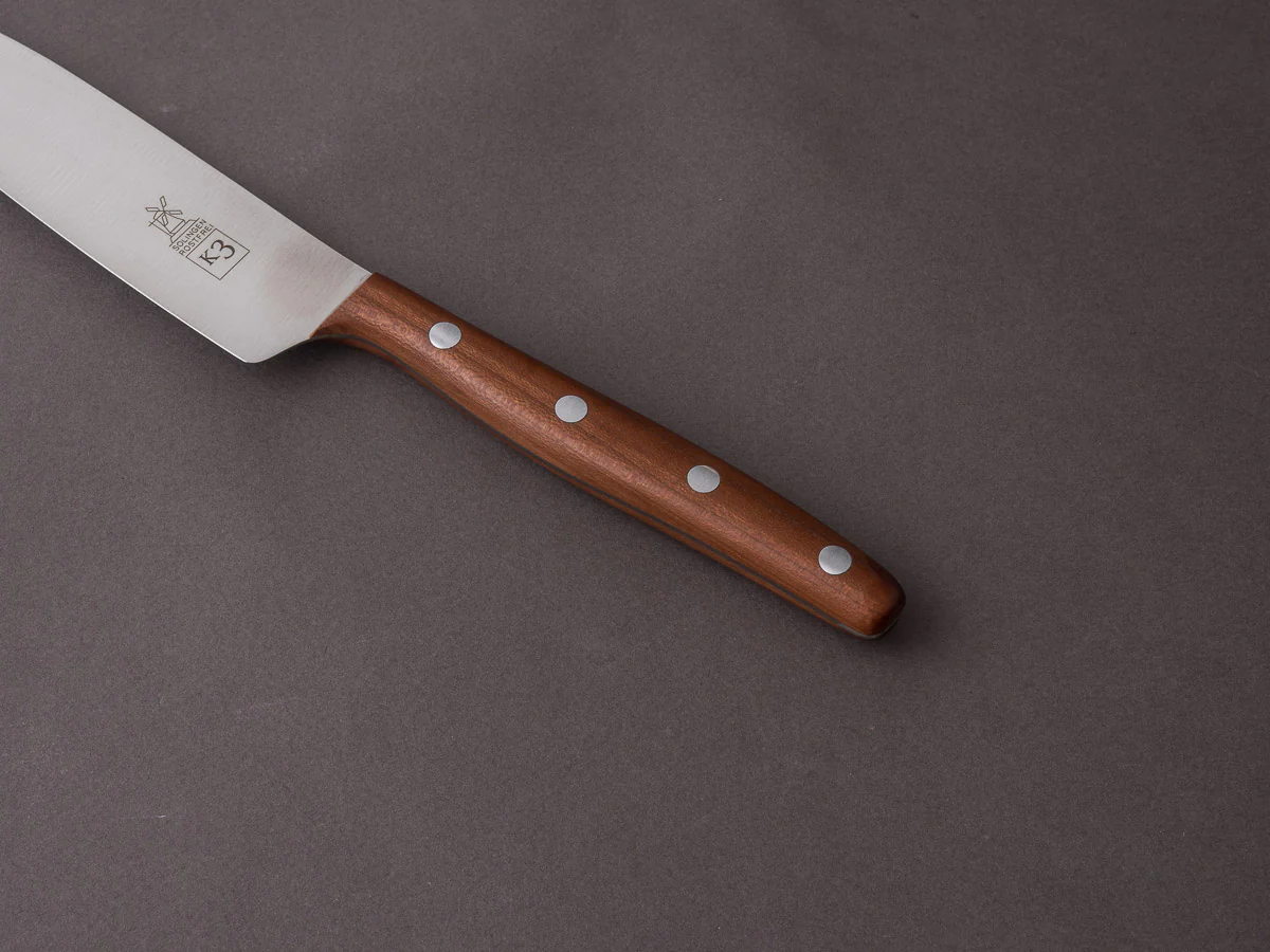 Windmühlenmesser - K3 - Stainless - 125mm Utility - Plumwood Handle - Image 6