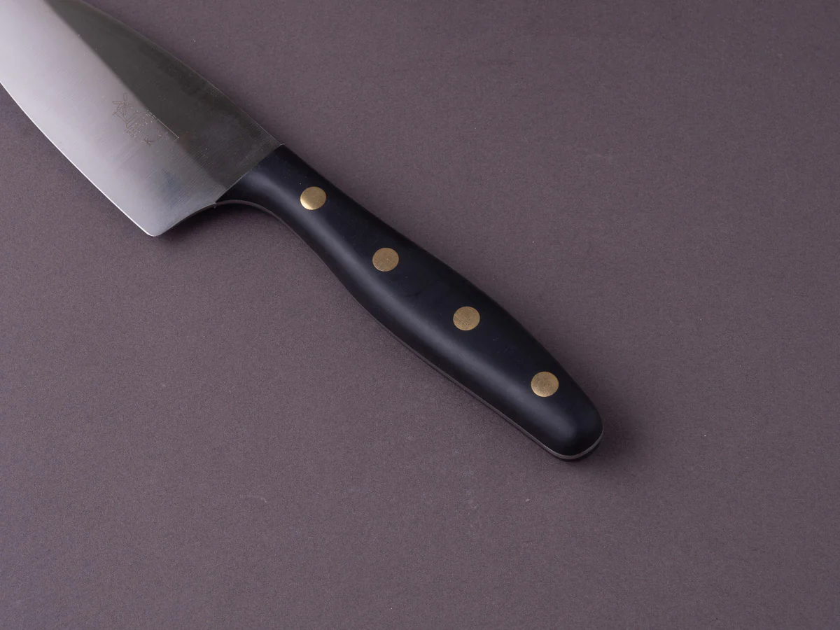 Windmühlenmesser - K4 - Stainless - 125mm Medium Chef - Black POM Handle - Image 9