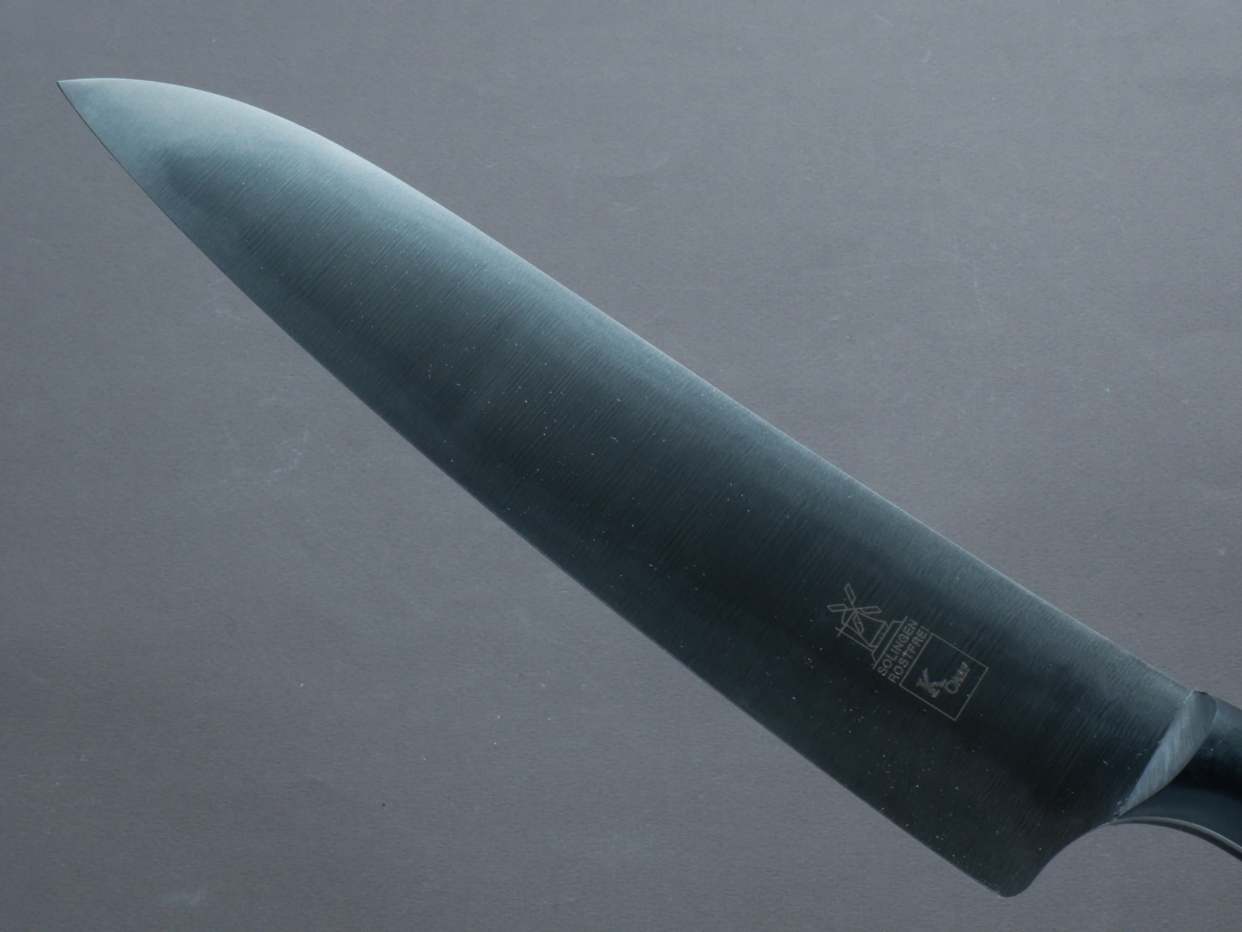 Windmühlenmesser - K-Chef - Stainless - 225mm Large Chef - POM Handle - Image 3