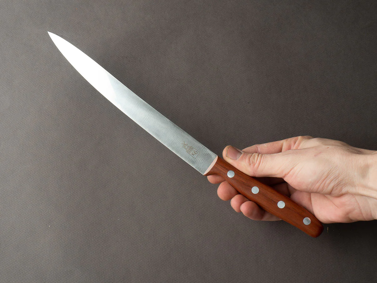 Windmühlenmesser - K6 - Stainless - 230mm Slicer - Plumwood Handle - Image 6