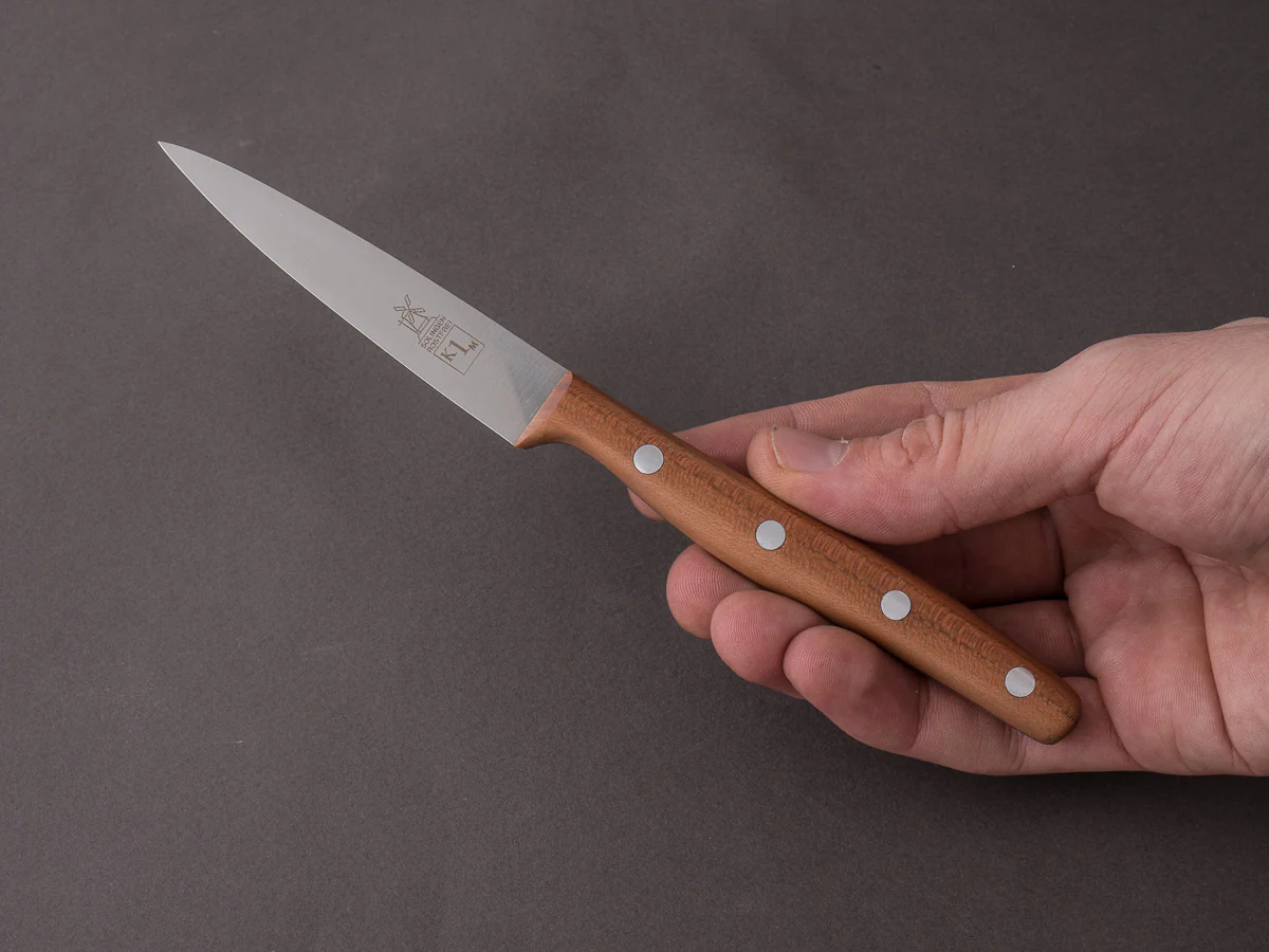 Windmühlenmesser - K1m - Stainless - 90mm Utility - Plumwood Handle - Image 7