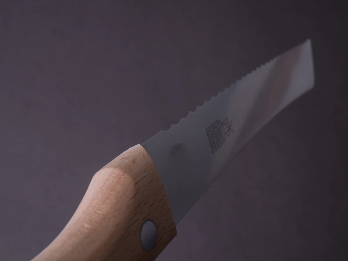 Windmühlenmesser - Bread Saw - Stainless - 190mm - Copper & Beechwood Handle - Image 9