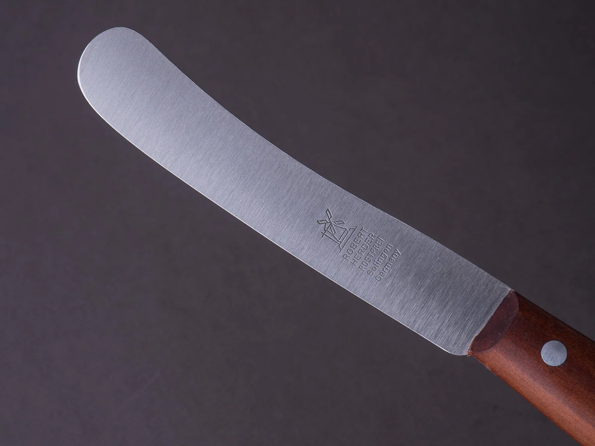 Windmühlenmesser - Buckel - Stainless - 115mm Table Utility Knife - Plumwood Handle - Image 4