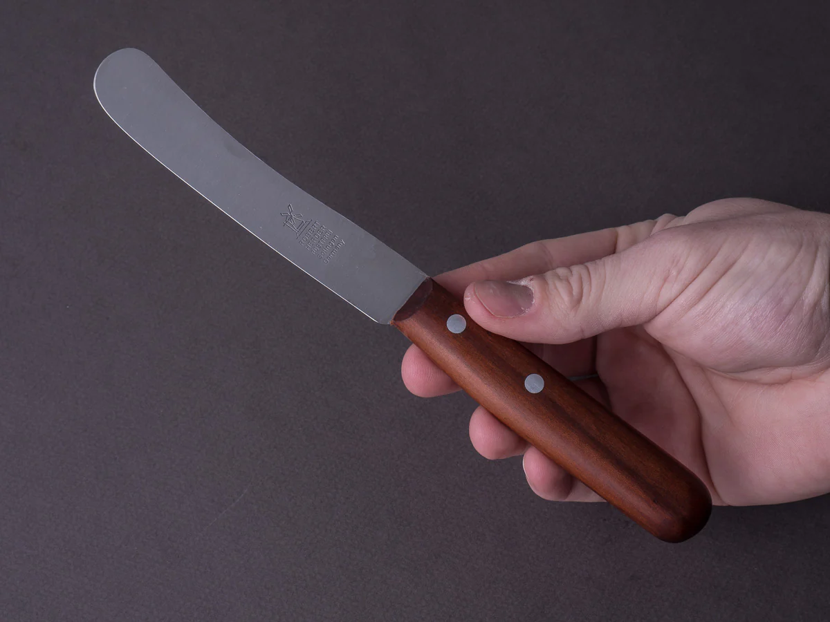 Windmühlenmesser - Buckel - Stainless - 115mm Table Utility Knife - Plumwood Handle - Image 6
