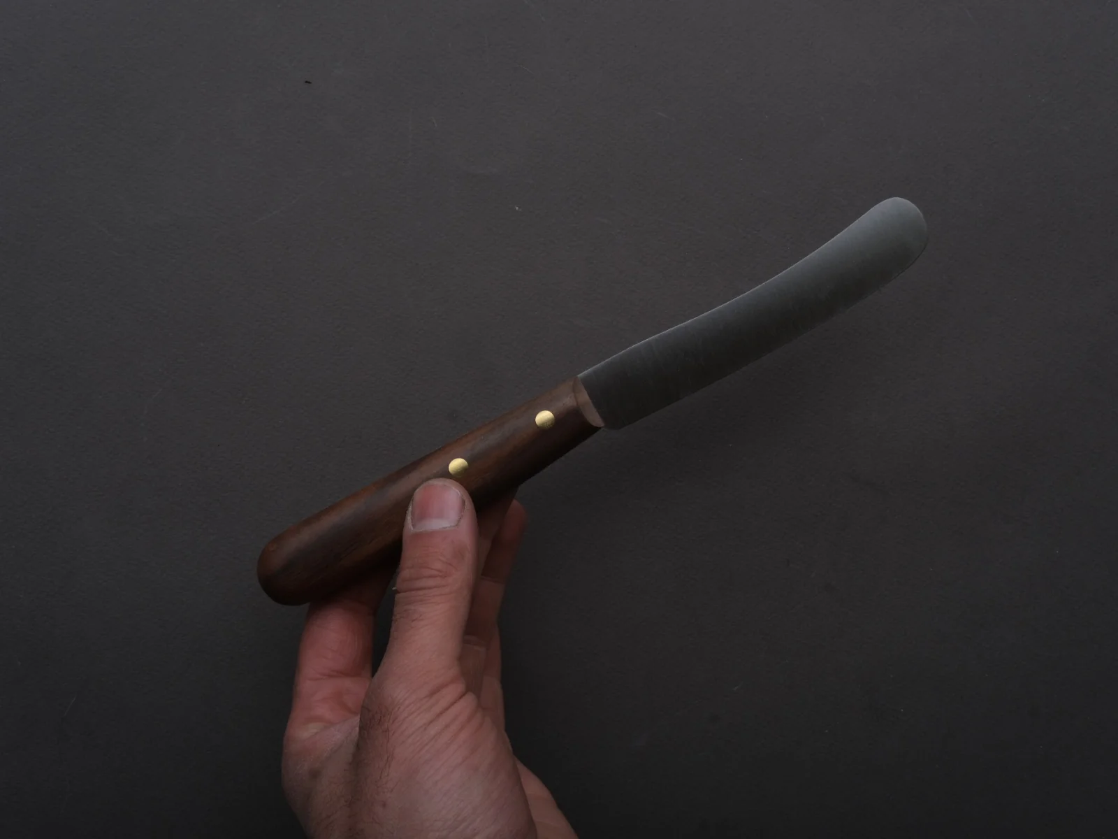 Windmühlenmesser - Buckel (Table/Utility Knife) - Stainless - 115mm - Walnut Handle - Image 4