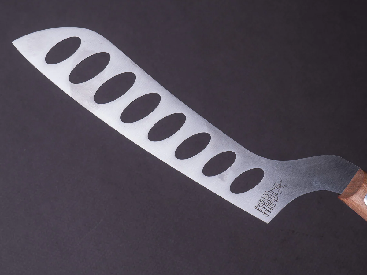 Windmühlenmesser - 150mm Cheese Knife - Stainless - Cherry Handle - Image 4