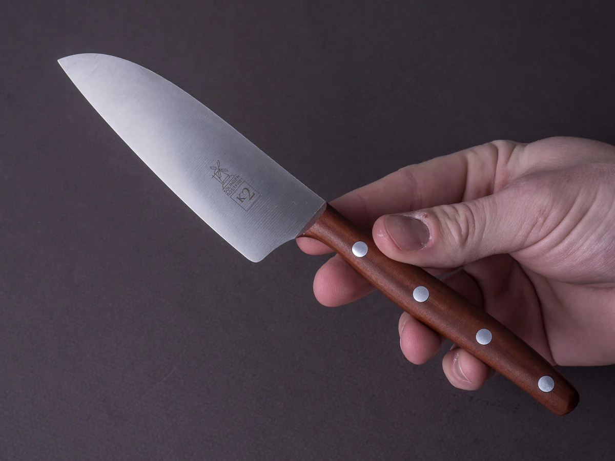 Windmühlenmesser - K2 - Stainless - 105mm Utility - Plumwood Handle - Image 6