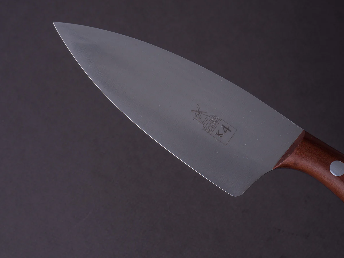 Windmühlenmesser - K4 - Stainless - 125mm Medium Chef - Plumwood Handle - Image 4