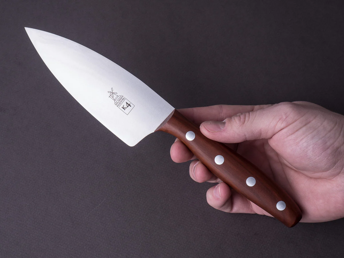 Windmühlenmesser - K4 - Stainless - 125mm Medium Chef - Plumwood Handle - Image 6