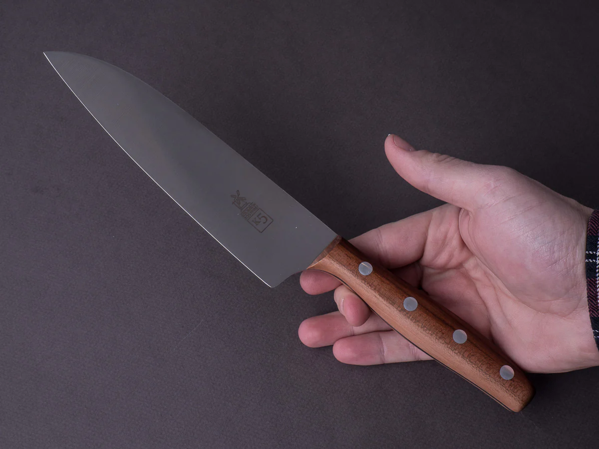 Windmühlenmesser - K5 - Stainless - 170mm Chef - Plumwood Handle - Image 6