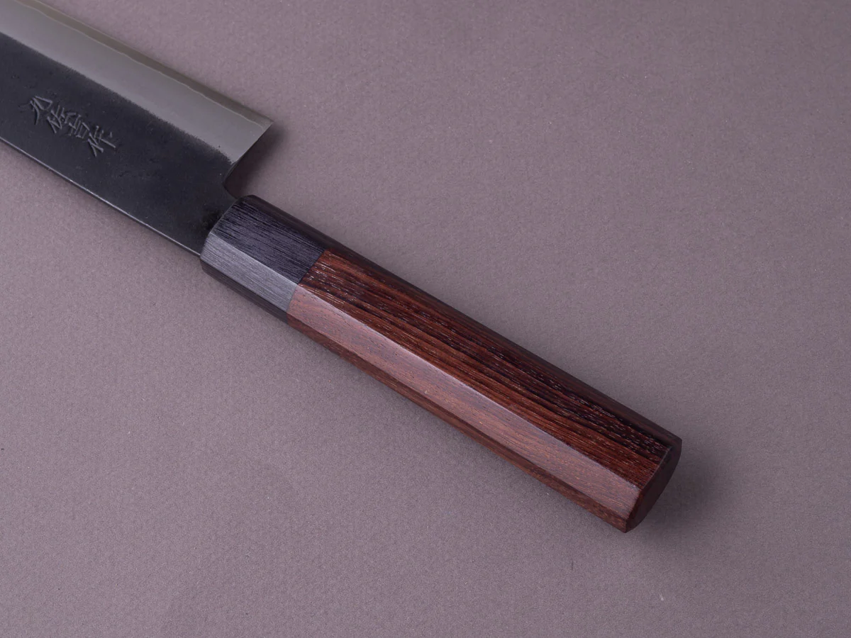 Yoshida Hamono - ZDP189 - Kurouchi - Gyuto - 210mm - Rosewood Handle - Image 5