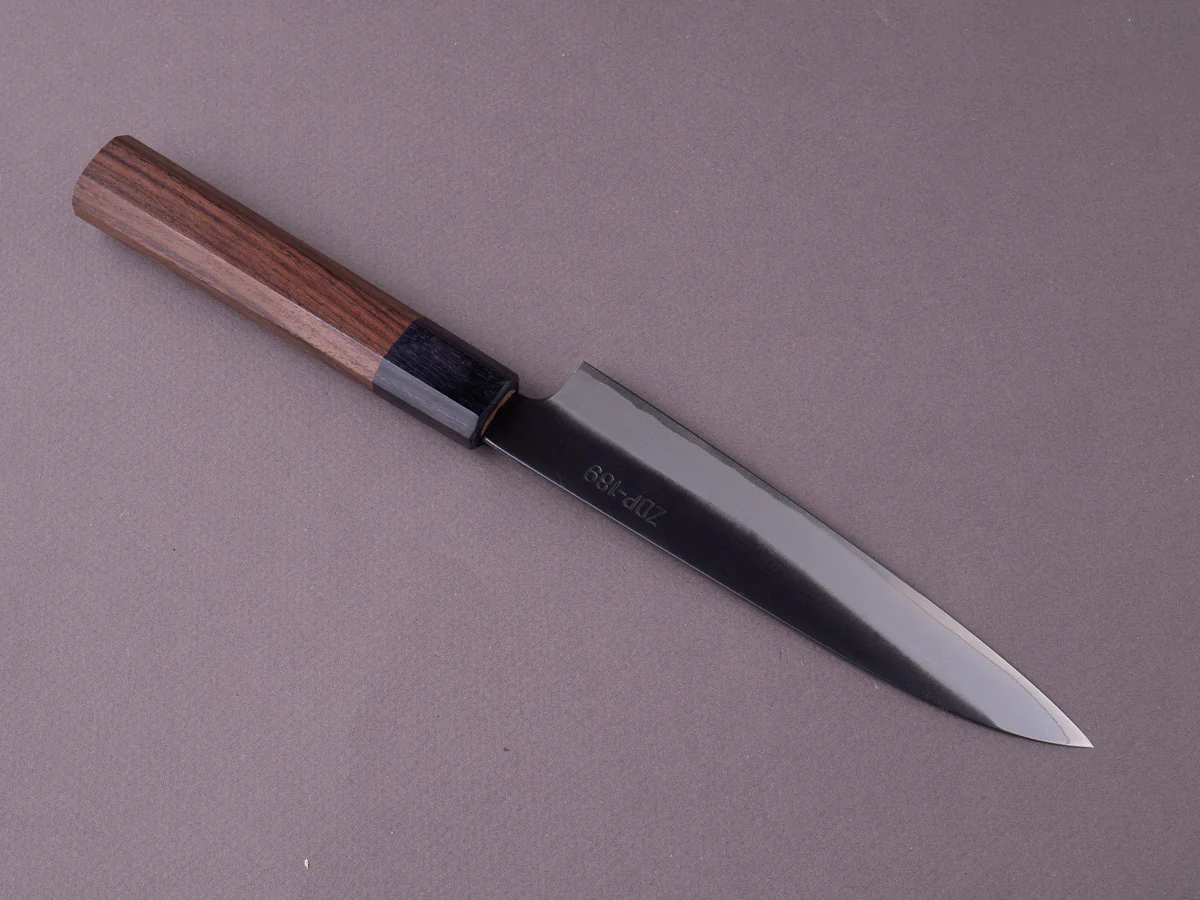 Yoshida Hamono - ZDP189 - Kurouchi - Petty - 150mm - Rosewood Handle - Image 6